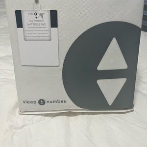 Sleep Number Total Protection mattress pad, flex top king, brand new